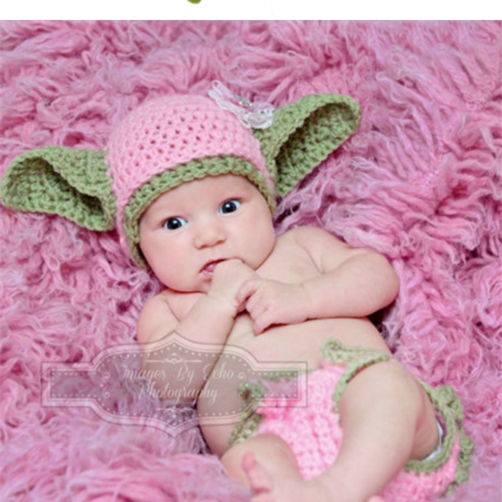 Mandalorian baby Yoda girls photo prop Halloween
